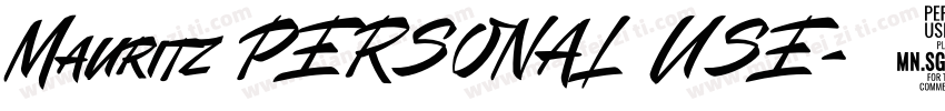 Mauritz PERSONAL USE字体转换